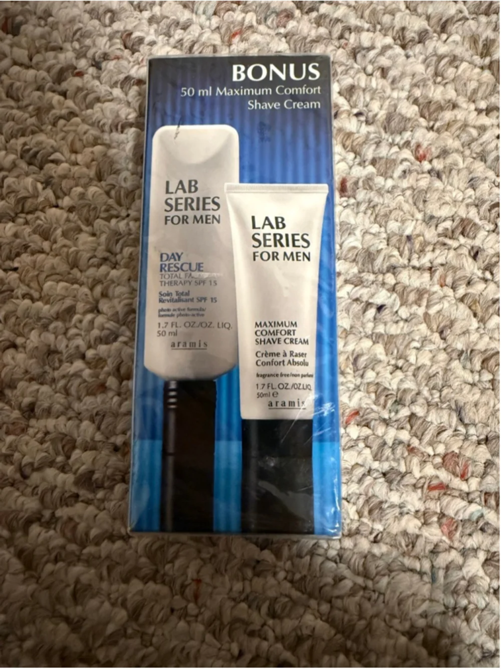 NEW Lab Series Shave Cream for Men Daily Rescue SPF Set 1.7oz